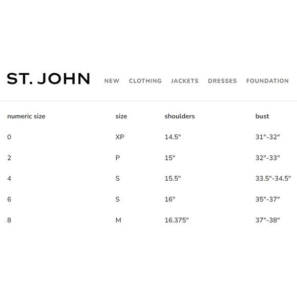 ST JOHN SPORT Marie Gray Tan Short 3-Button Blazer w/Crochet Trim Size P 2 - Picture 9 of 9